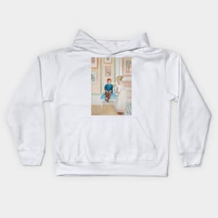 Gunlog: Tell me, is' you afraid of me? by Carl Larsson Kids Hoodie